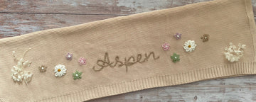 5 Lovable Plans for a Custom baby name blanket