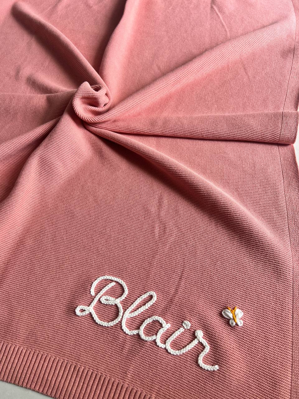 Custom Cozy: DIY Name Embroidery for Baby Blankets