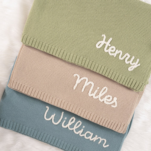 Personalised Baby Blanket Gift for Newborn