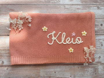 Personalised Baby Blanket Girl