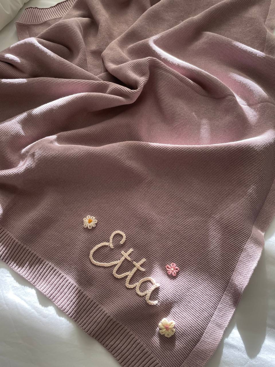 Personalized Matcha Baby Blanket