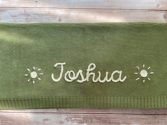 Personalized Baby Blanket, Baby blanket with name
