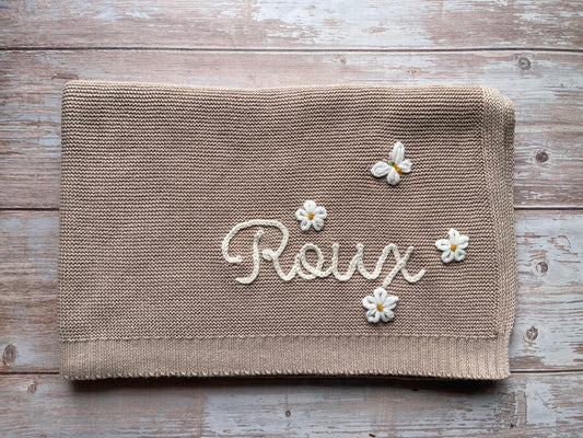 personalized baby blanket